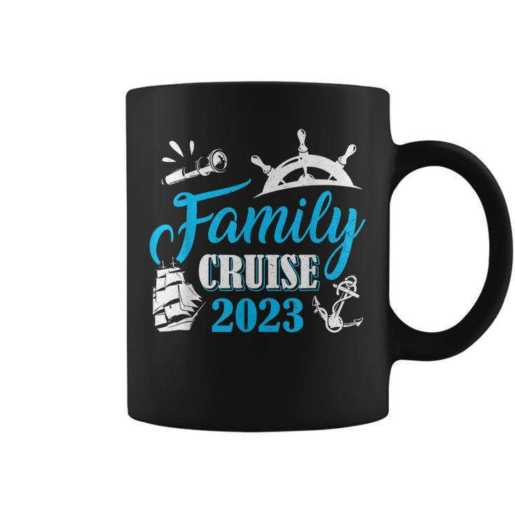 Family Cruise 2023 Cruise Boat Trip Family Matching 2023  Coffee Mug