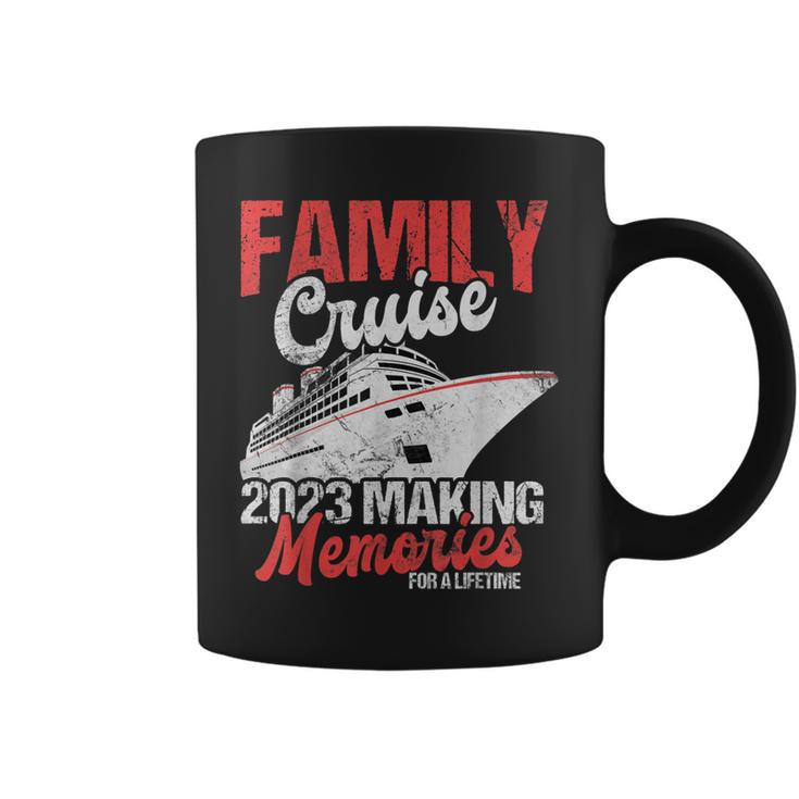 Family Cruise 2023  Funny Vacation Party Trip Ship  Coffee Mug