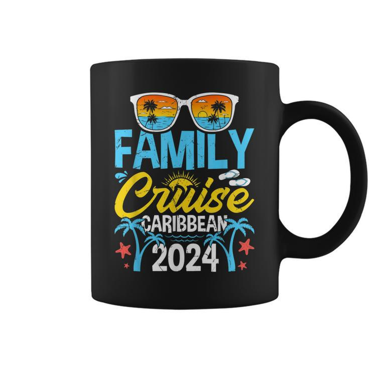 Family Cruise Caribbean 2024 Vacation Souvenir Matching  Coffee Mug