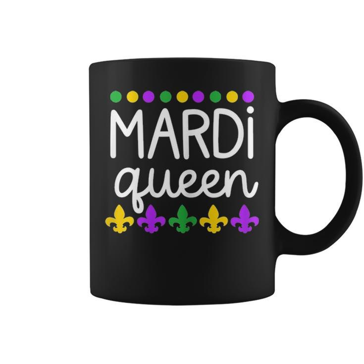 Family Matching Set Gag Funny Gift For Mom Wife Mardi Queen V2 Coffee Mug
