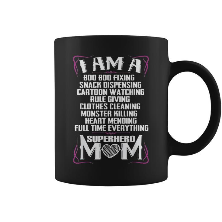 Family Superhero Mom Definition Coffee Mug