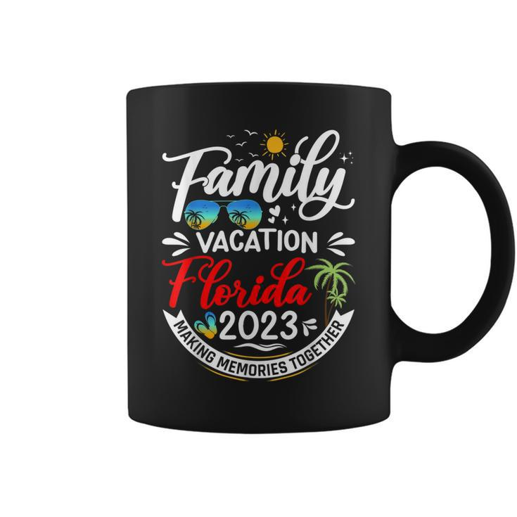 Family Vacation Florida 2023 Beach Summer Vacation 2023  Coffee Mug