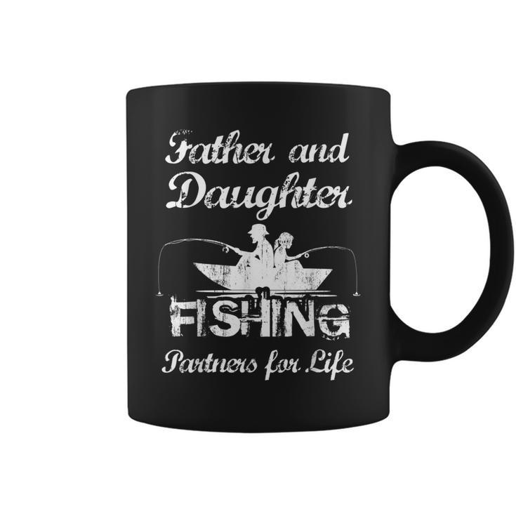 Father & Daughter Fishing Partners For Life Fathers Day Gift For Mens Coffee Mug