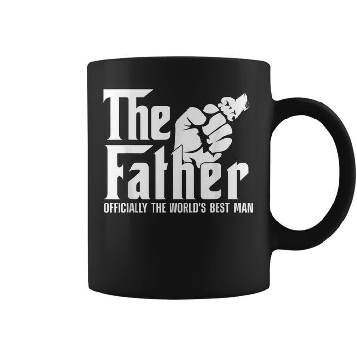 Father Officially Best Man Papa Daddy Stepdad Poppa Husband Gift For Mens Coffee Mug