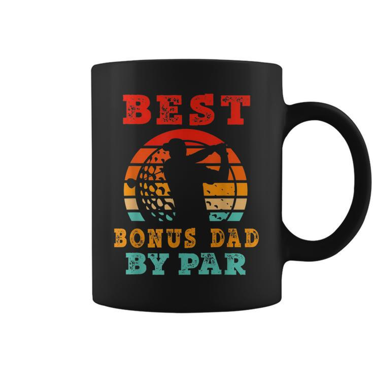 Fathers Day Best Bonus Dad By Par Golfer Daddy Gift Golf Coffee Mug