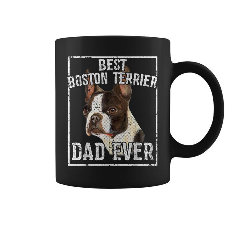 Fathers Day  Best Boston Terrier Dad Ever Coffee Mug