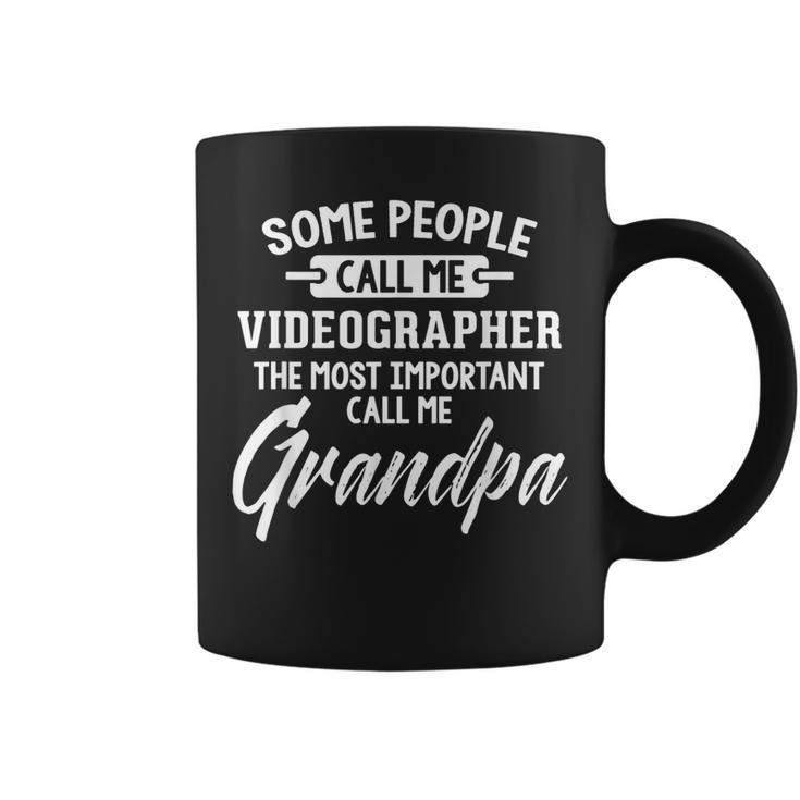 Fathers Day Gift For A Videographer Grandpa Gift For Mens Coffee Mug