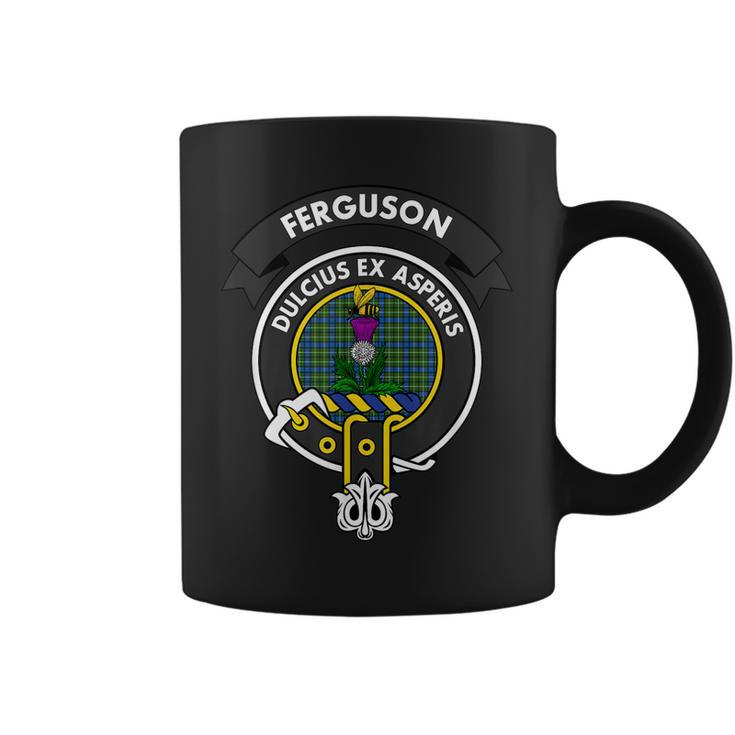 Ferguson Clan Badge   - Scottish Tartan   Coffee Mug