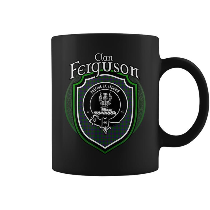 Ferguson Clan Crest | Scottish Clan Ferguson Family Badge Coffee Mug