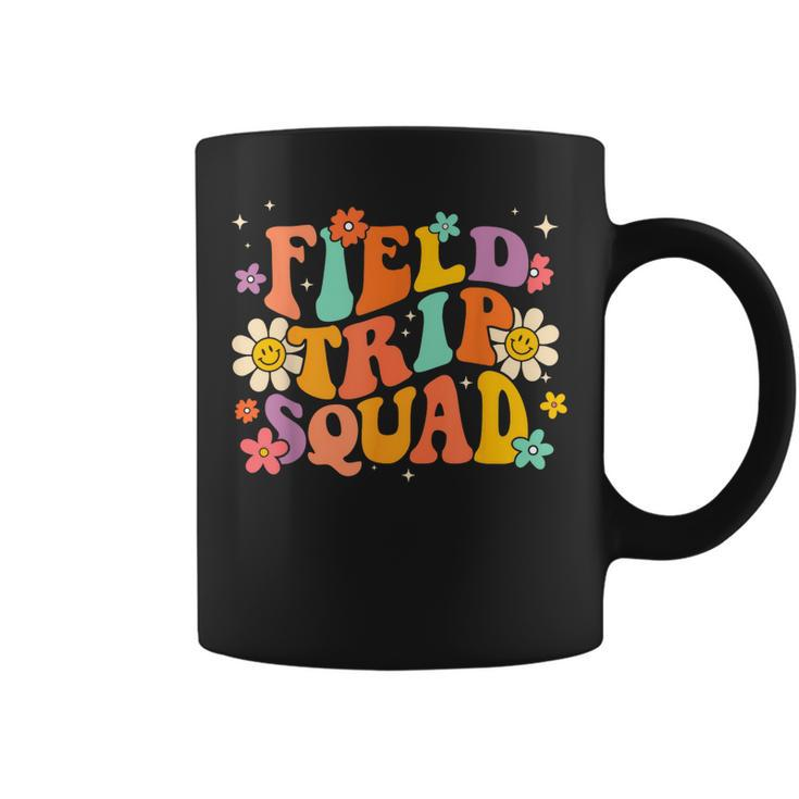 Field Trip Squad Groovy Field Day Teacher Student School  Coffee Mug