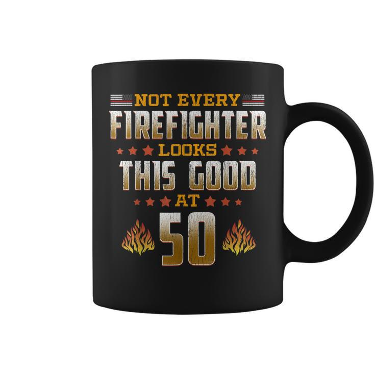 Firefighter 50Th Birthday Gift  Coffee Mug