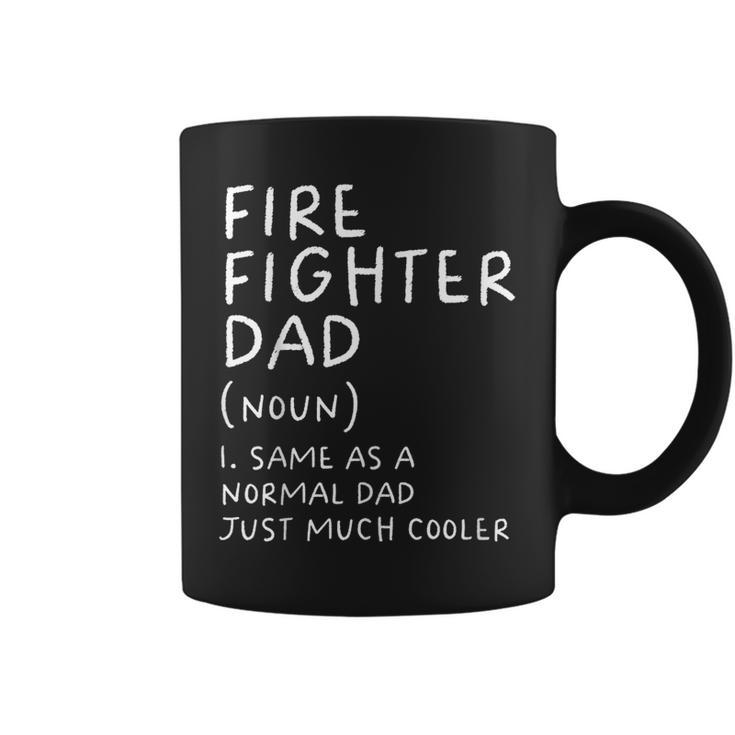 Firefighter Dad Definition Funny Coffee Mug