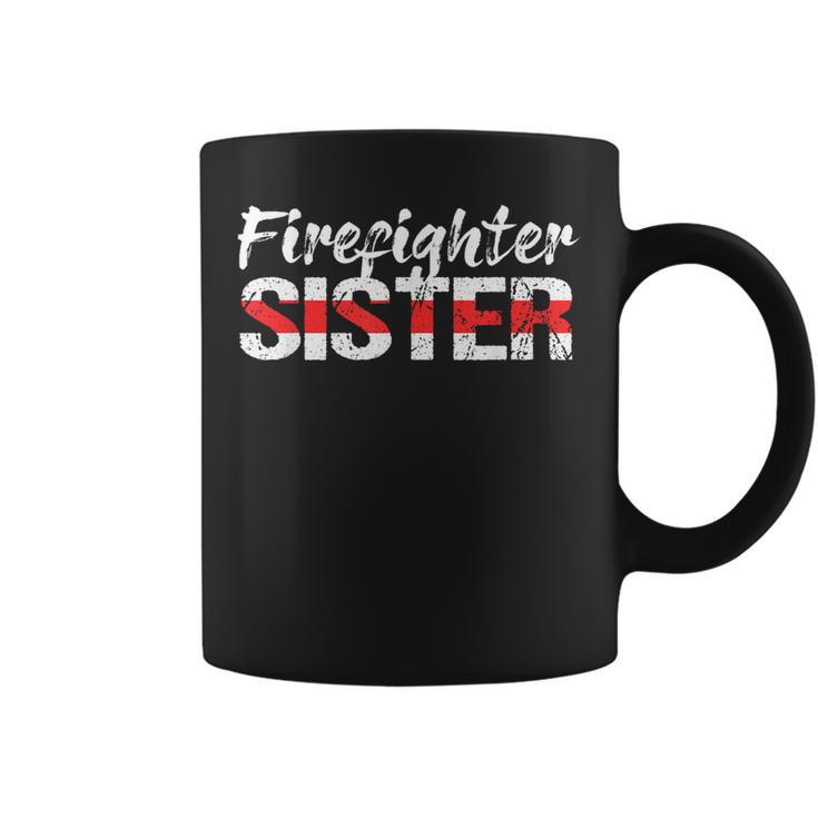 Proud Pop Fireman Firefighter Thin Red Line Flag Fathers Day Mug 11oz