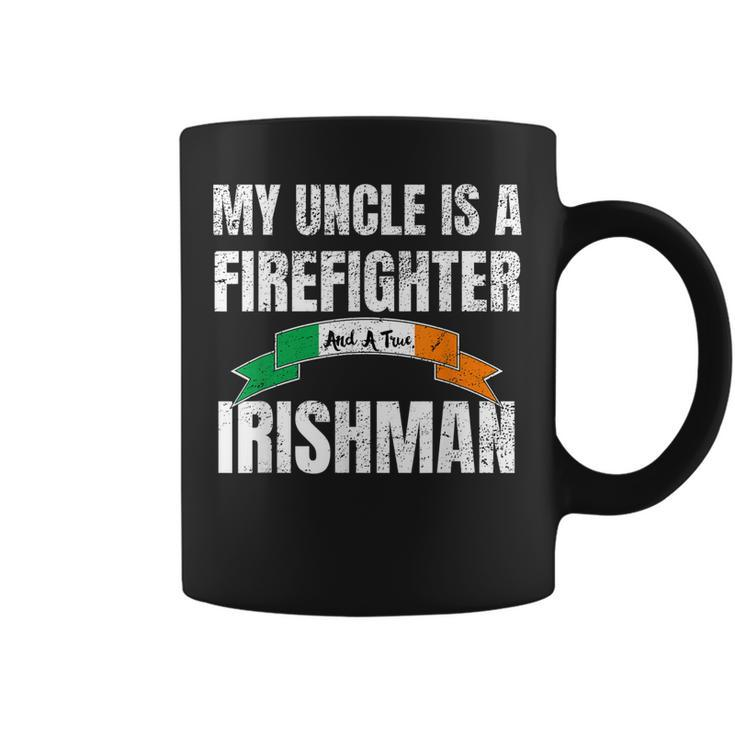 Firefighter St Paddy True Irishman Best Uncle Gift Coffee Mug