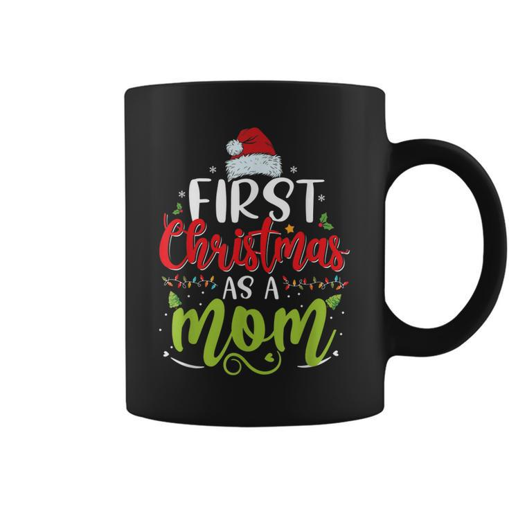 First Christmas As A Dad Funny New Mom Mommy Christmas  Coffee Mug