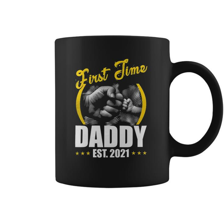 First Time Daddy New Dad Est 2022 Fathers Day Gift V2 Coffee Mug