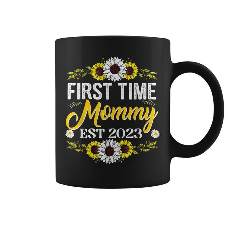 First Time Mommy Est 2023 Mom Pregnancy Announcement  Coffee Mug
