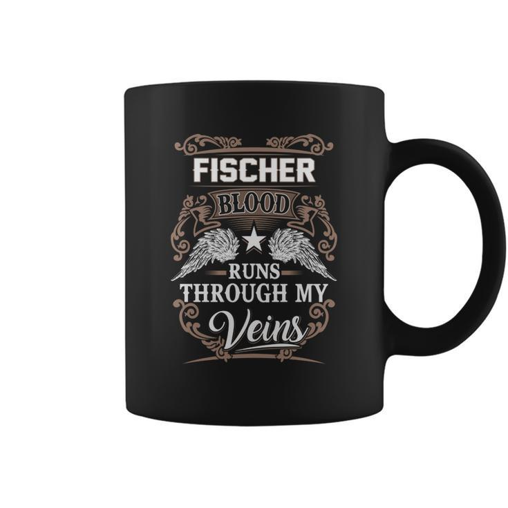 Fischer Name  - Fischer Blood Runs Through  Coffee Mug