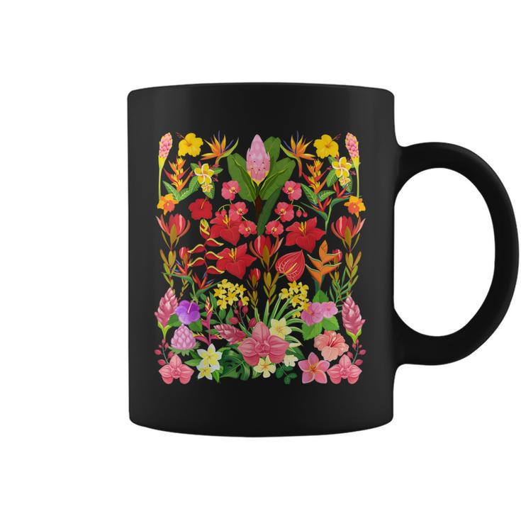 Flower Graphic For Women Botanical Floral Gardening Coffee Mug