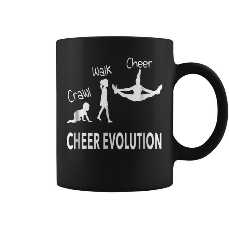 Flyer Cheer Evolution Cheerleading Coffee Mug