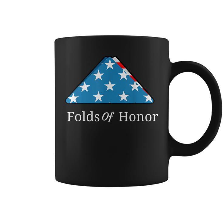 Folds Of Honor Fallen Military First Responders Patriotic Coffee Mug