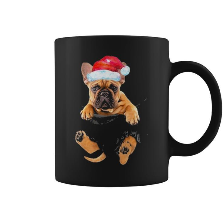 Frenchie French Bulldog Pocket Funny Mom Dad Kid Lover Gifts Coffee Mug