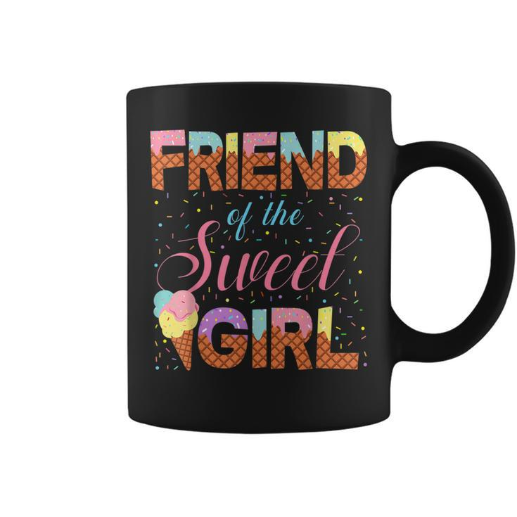 Friend Of The Sweet Girl Ice Cream Cone Popsicle Party Theme  Coffee Mug