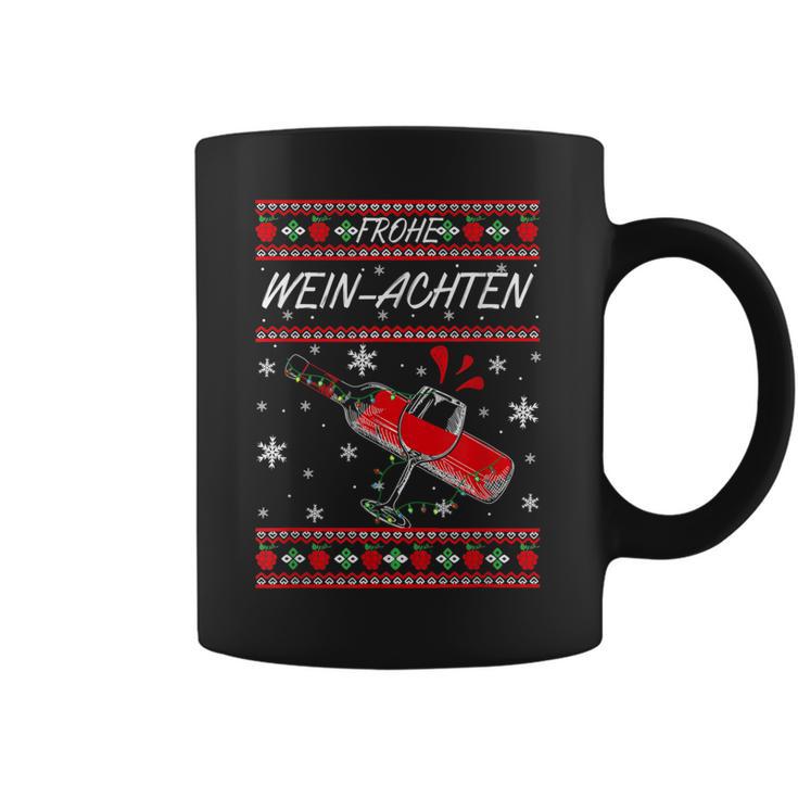 Frohe Wein-Achten Rotwein Liebhaber Weihnachts Glühwein Wein Tassen