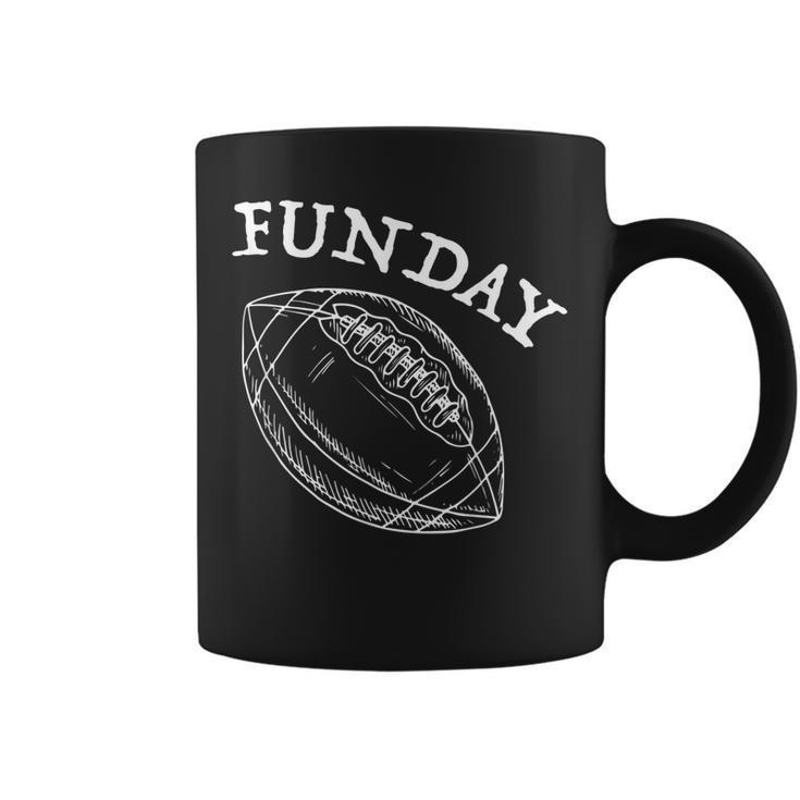 Funday American Football Dad Fathers Day Son Daddy Matching Coffee Mug