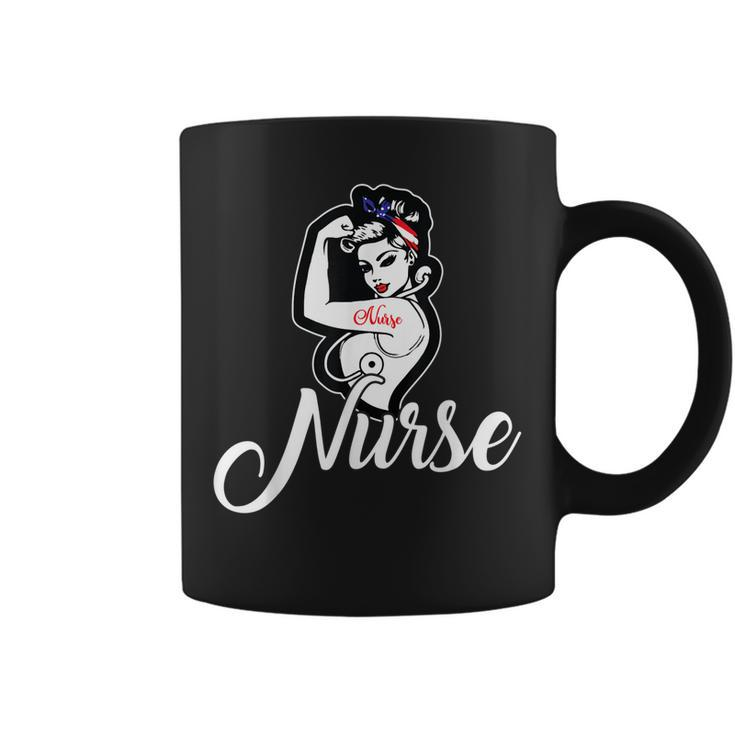 Funny American Nurse  Coffee Mug