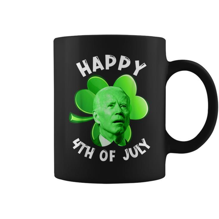 Funny Anti Biden Happy 4Th Of July Patricks Day Biden  Coffee Mug