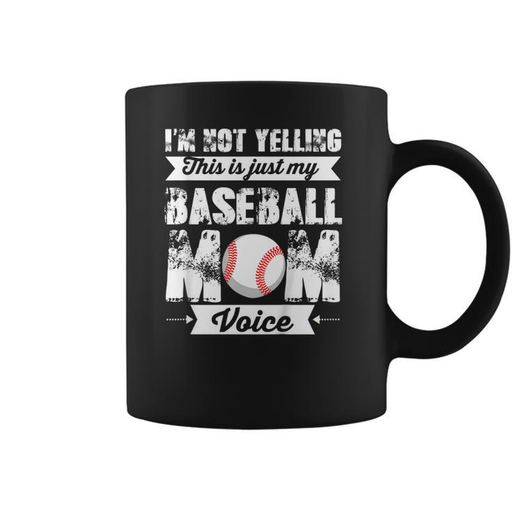 Funny Baseball Mama Shirt Mom Voice Mothers Day Shirts Gift Coffee Mug