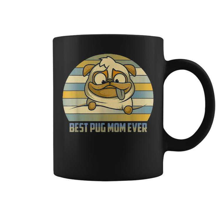 Funny Best Pug Dog Mom Ever Sunset Graphic Great Gift Coffee Mug