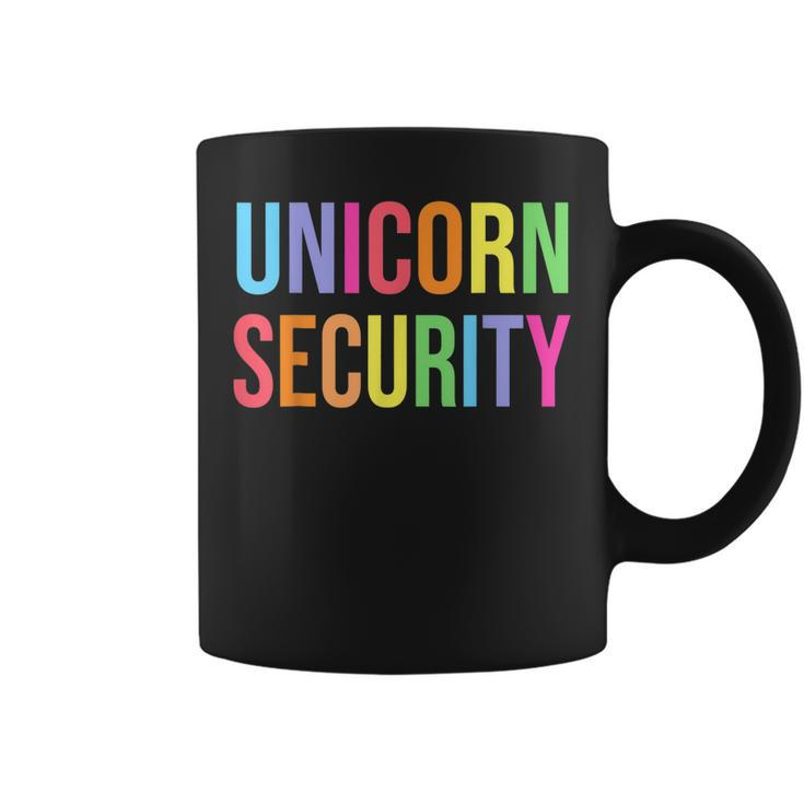Funny Birthday Girl Gifts Dad Mom Daughter Unicorn Security  Coffee Mug