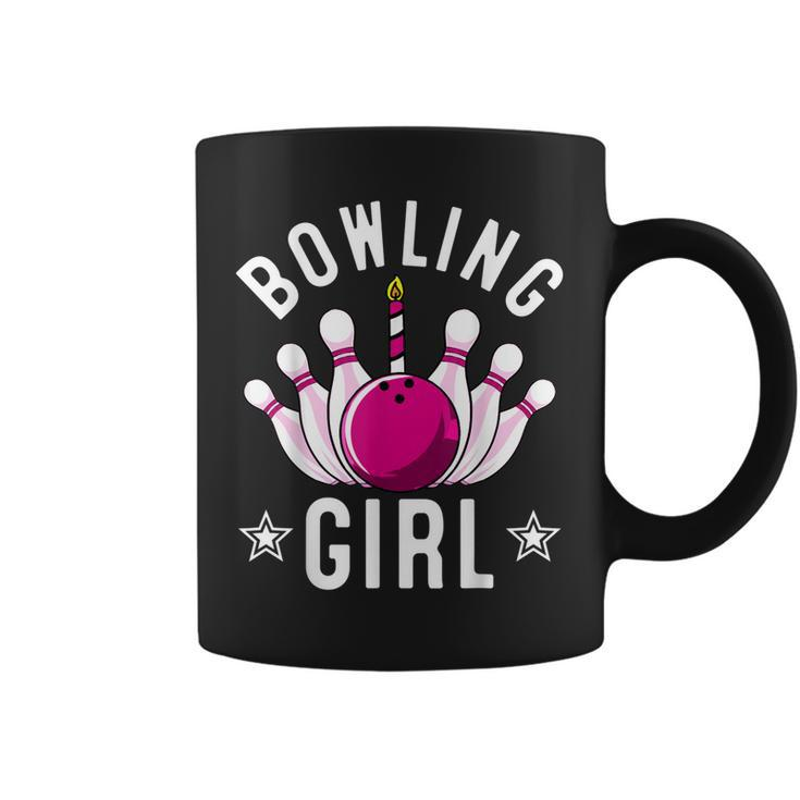 Funny Bowling Gift For Kids Cool Bowler Girls Birthday Party  Coffee Mug