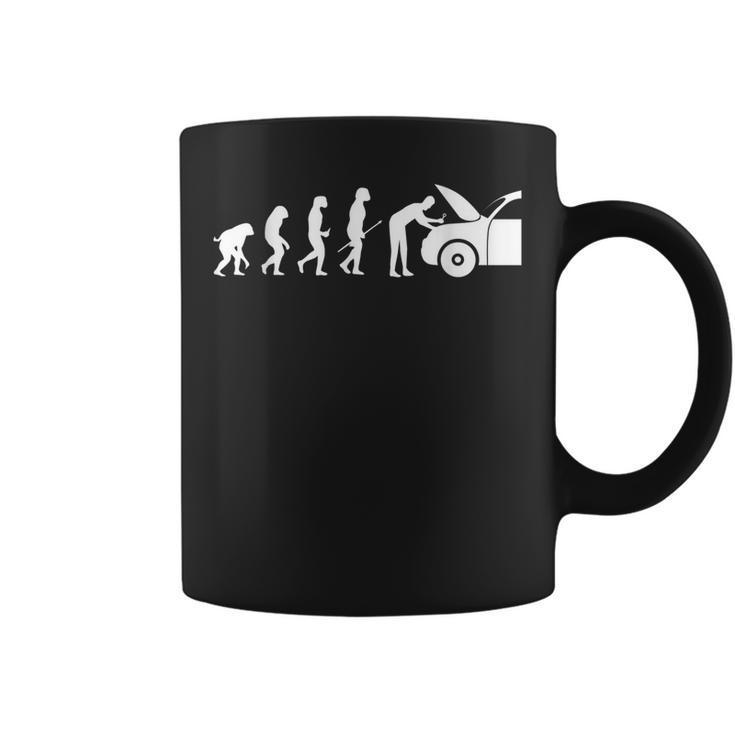 Funny Car Mechanic Design Evolution Coffee Mug