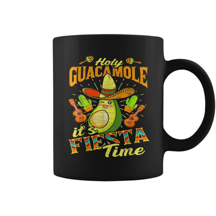 Funny Cinco De Mayo  Mexican Holy Guacamole Fiesta Time  Coffee Mug
