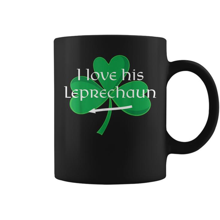 Funny Couples St Pattys Day  I Love His Leprechaun Coffee Mug