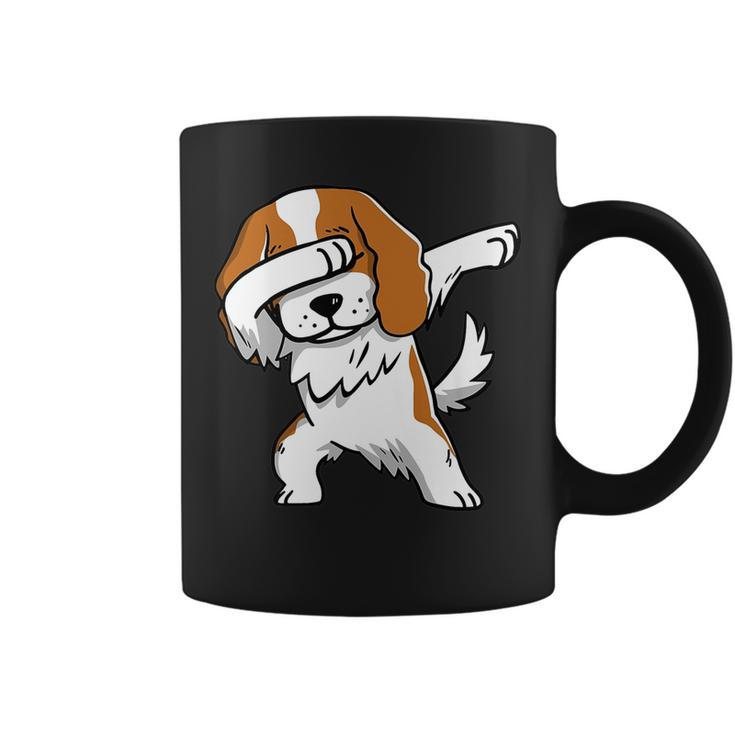 Funny Dabbing Cavalier King Charles Spaniel Dog Gift   Coffee Mug