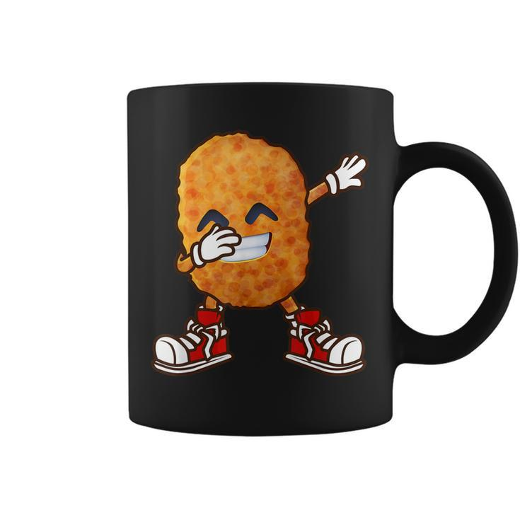 Funny Dabbing Chicken Nuggets Design For Kids Nugget Lover  Coffee Mug