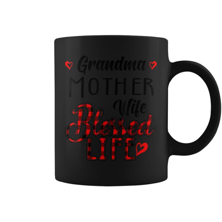 Funny Family  Grandma Mother Wife Blessed Life T Coffee Mug