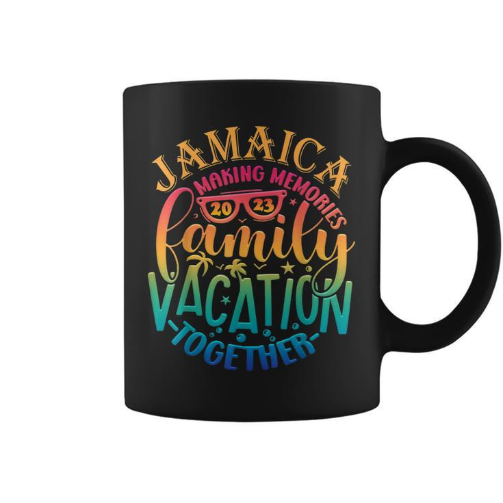 Funny Family Vacation Jamaica 2023 Making Memories Together  Coffee Mug