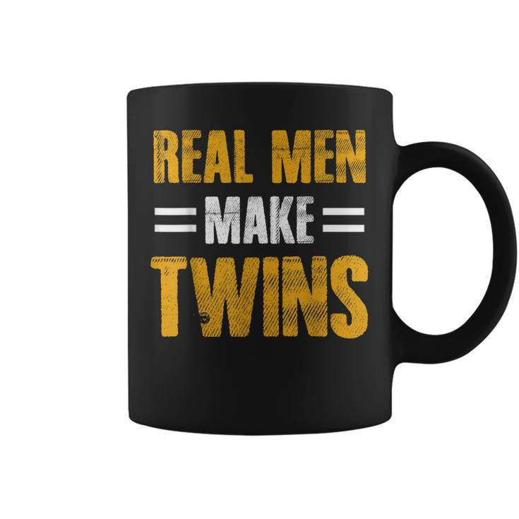Funny Fathers Day Humor Novelty For Twins Dad Gift For Mens Coffee Mug