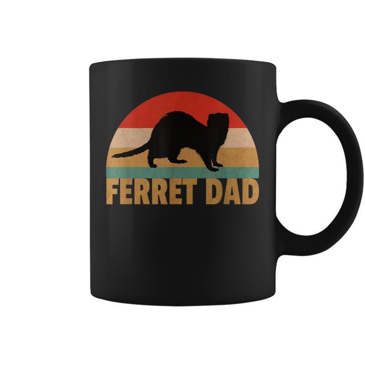 Funny Ferret Retro Pet Ferret Dad Vintage Gift  Coffee Mug