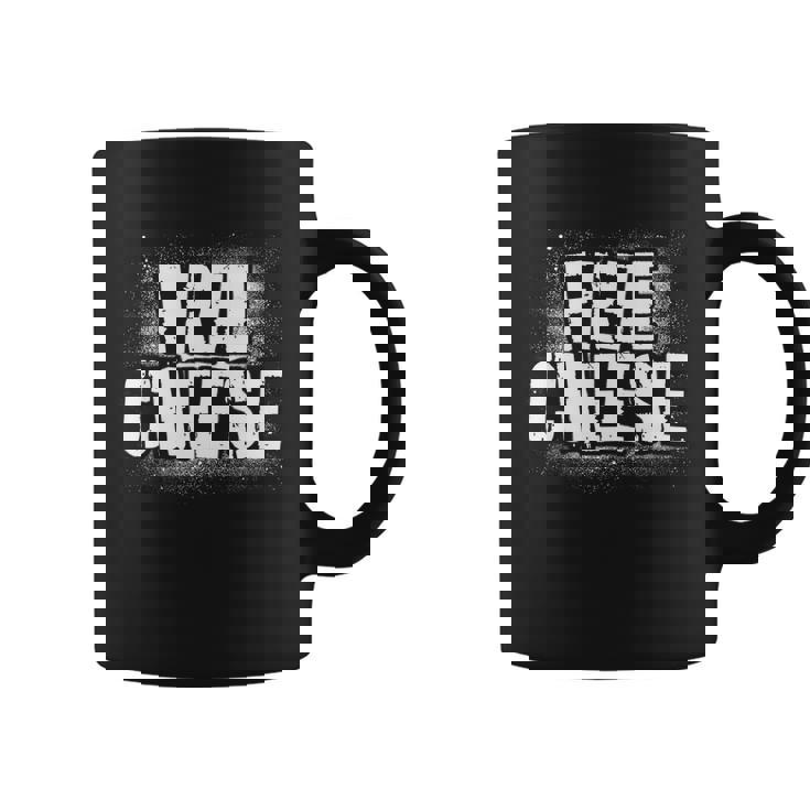 Funny Free Cheese V2 Coffee Mug