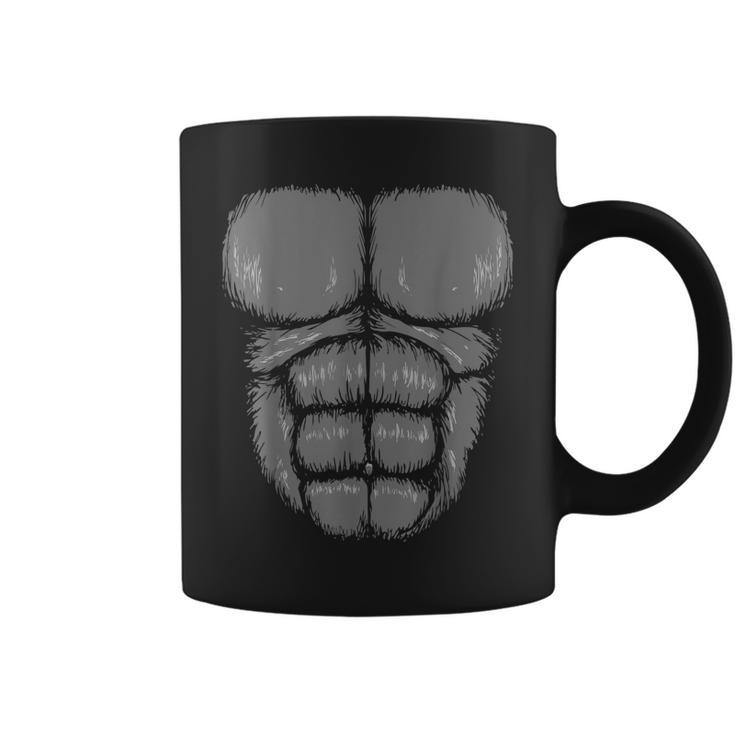 Funny Gorilla Chest  Gorilla Costume  Coffee Mug