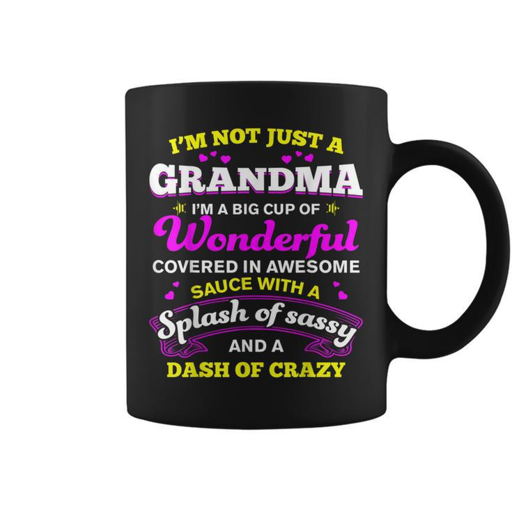 Funny Grandma A Big Cup Of Wonderful Funny Grandma Coffee Mug