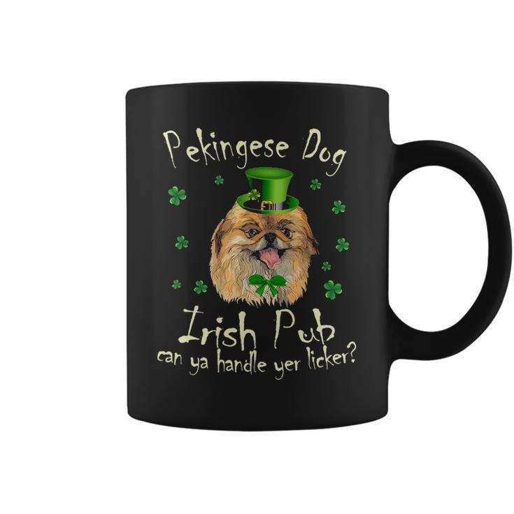 Funny Irish Pub Pekingese Mother Mom Women Dad Dog Pekingese Coffee Mug