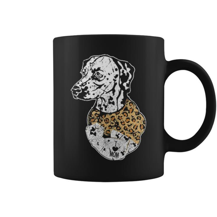 Funny Leopard Dalmatian Mom Costume Mothers Day Gift Coffee Mug