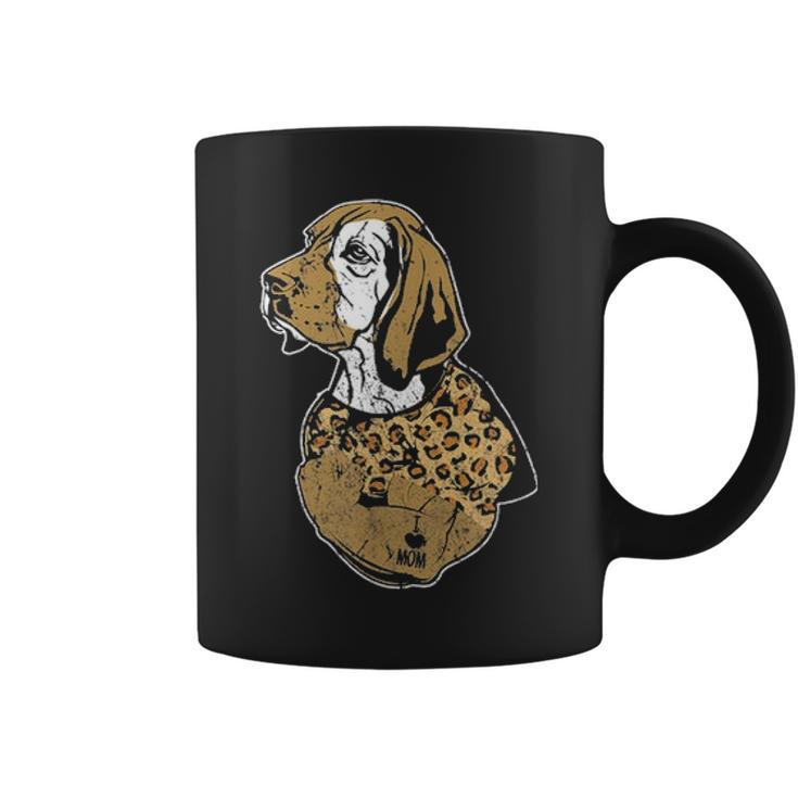 Funny Leopard Dog Beagle Mom Costume Mothers Day Gift Coffee Mug